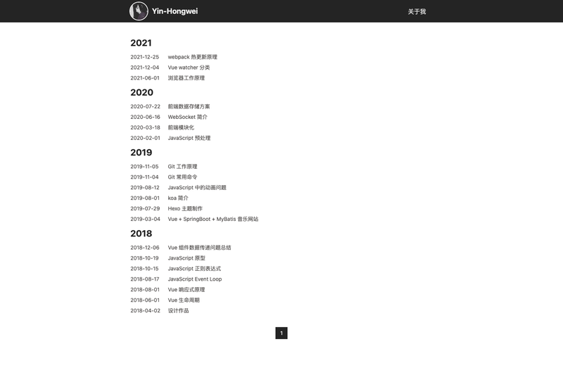 Image for Hexo Theme Yin on template0.com Image for Hexo Theme Yin on template0.com
