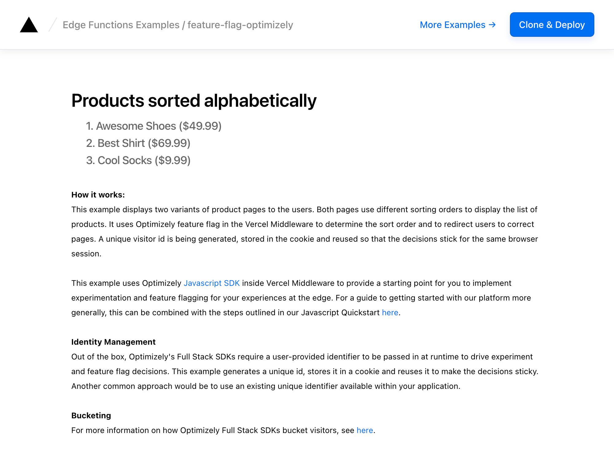Feature Flags with Optimizely preview
