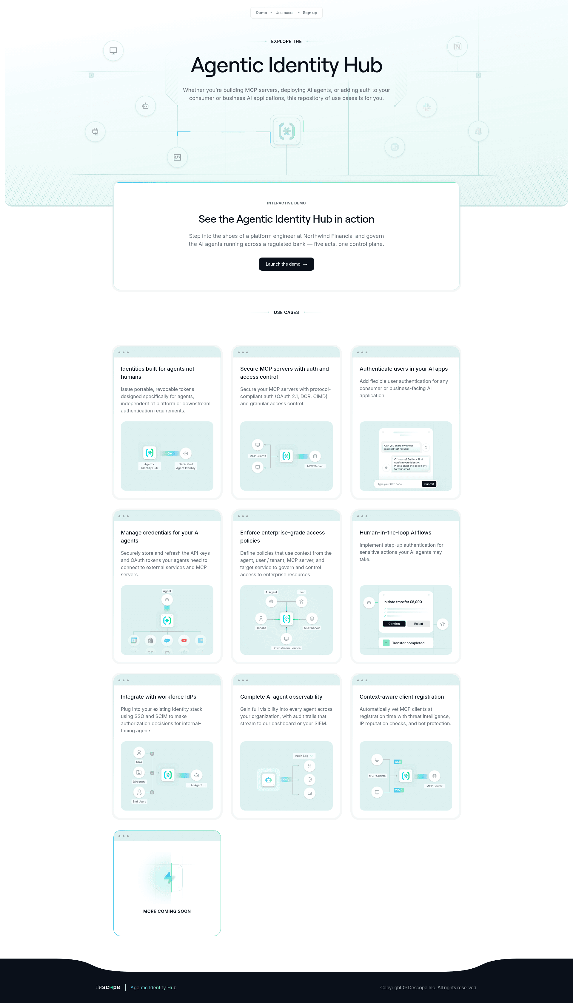 screenshot of Next.js MCP Server with Descope on template0.com