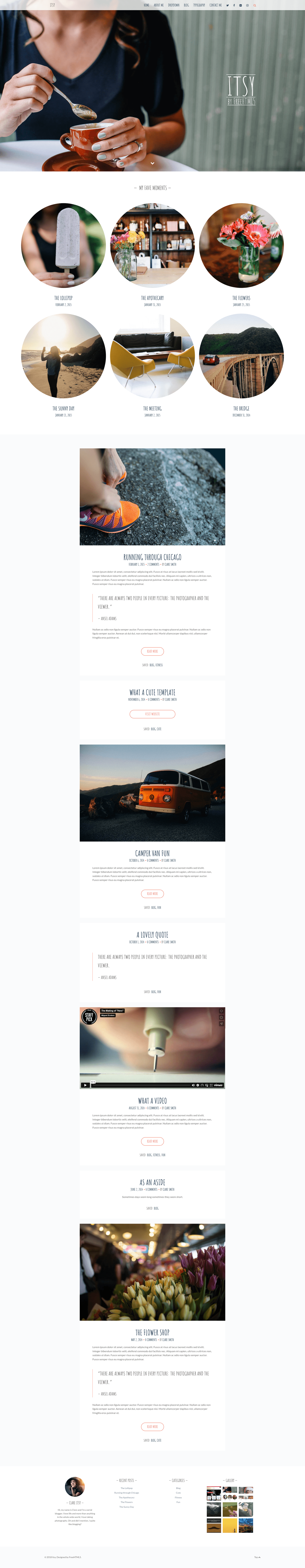 screenshot of Itsy on template0.com