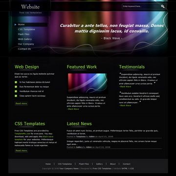 Image for Black Wave on template0.com Image for Black Wave on template0.com