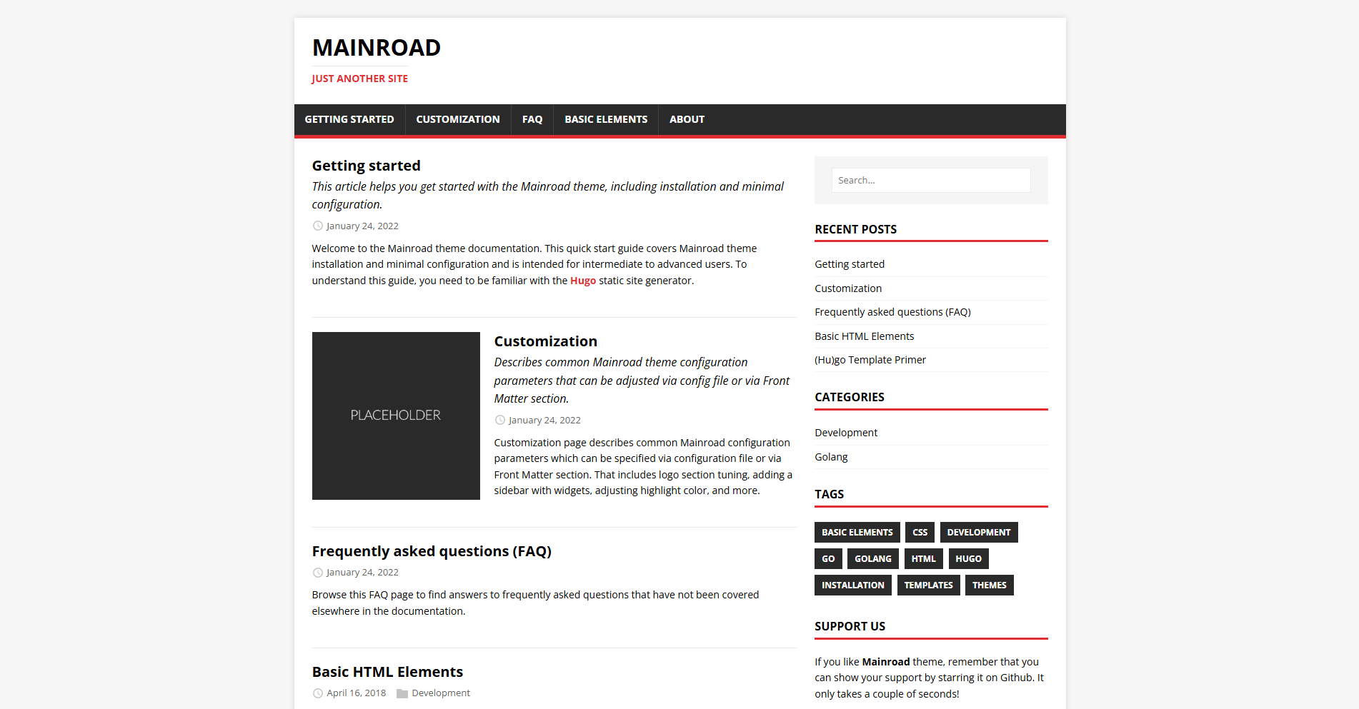 Mainroad preview