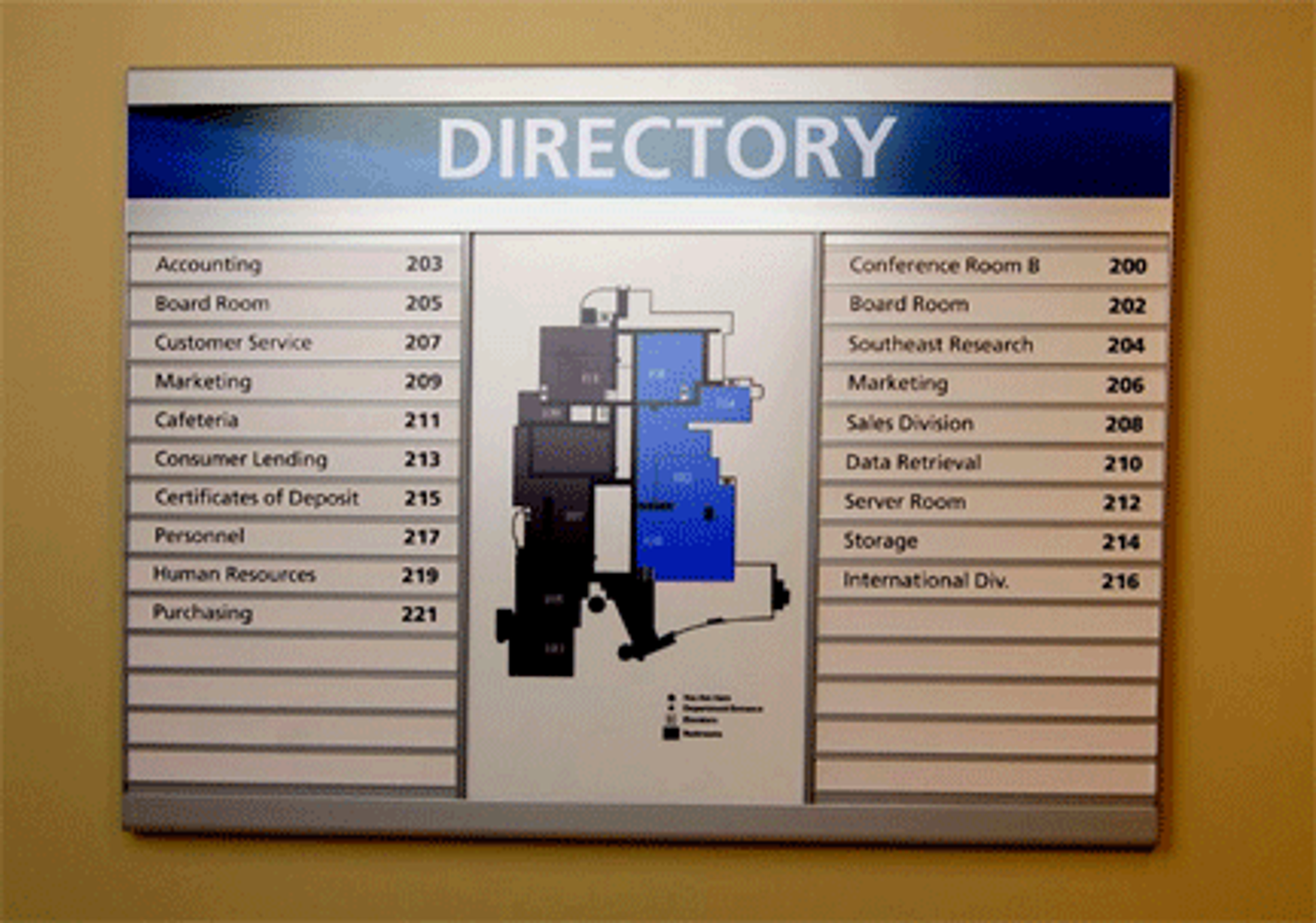 Lobby Sign, New Jersey