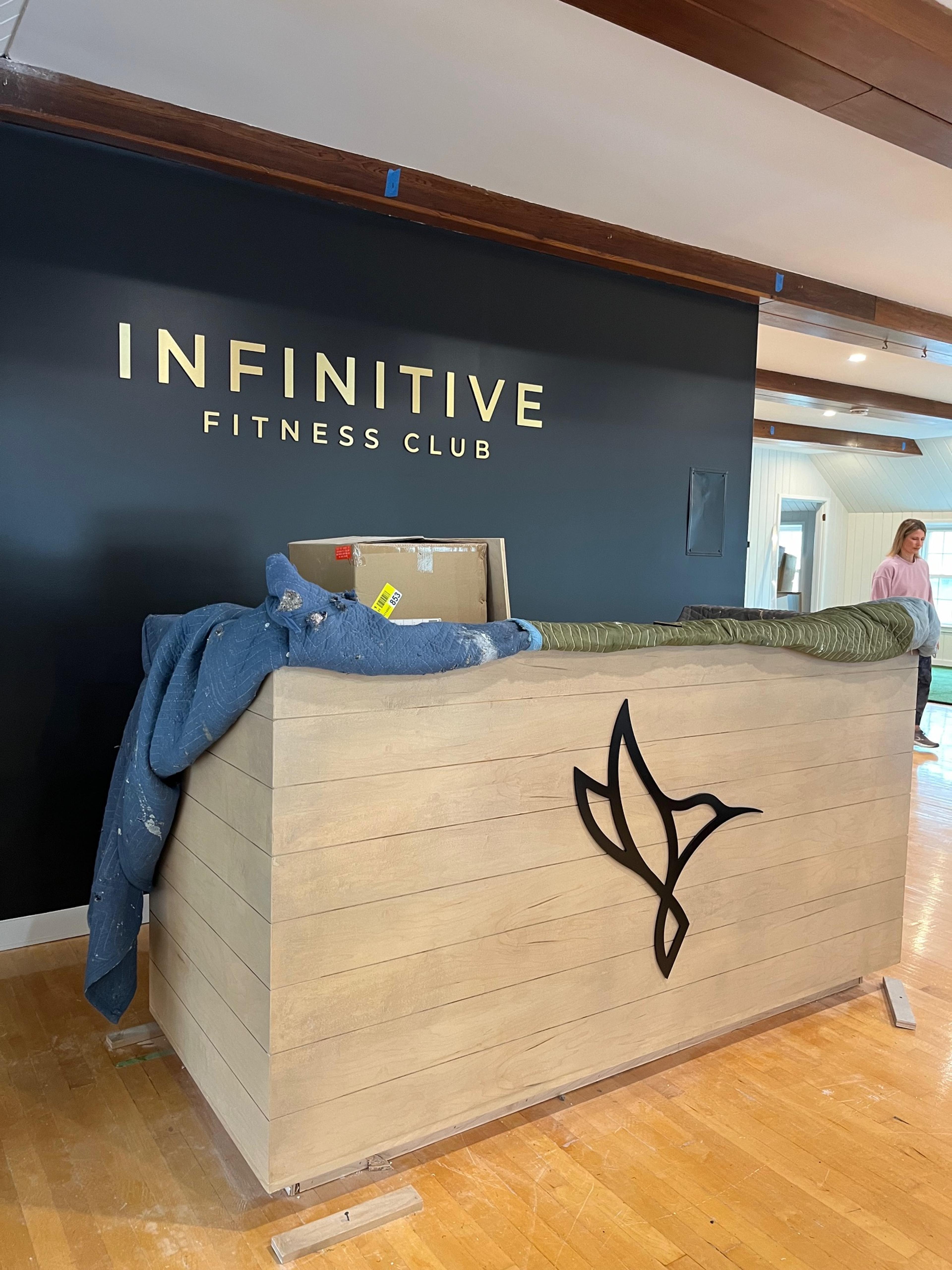 Infinitive Fitness Club Interior Signs