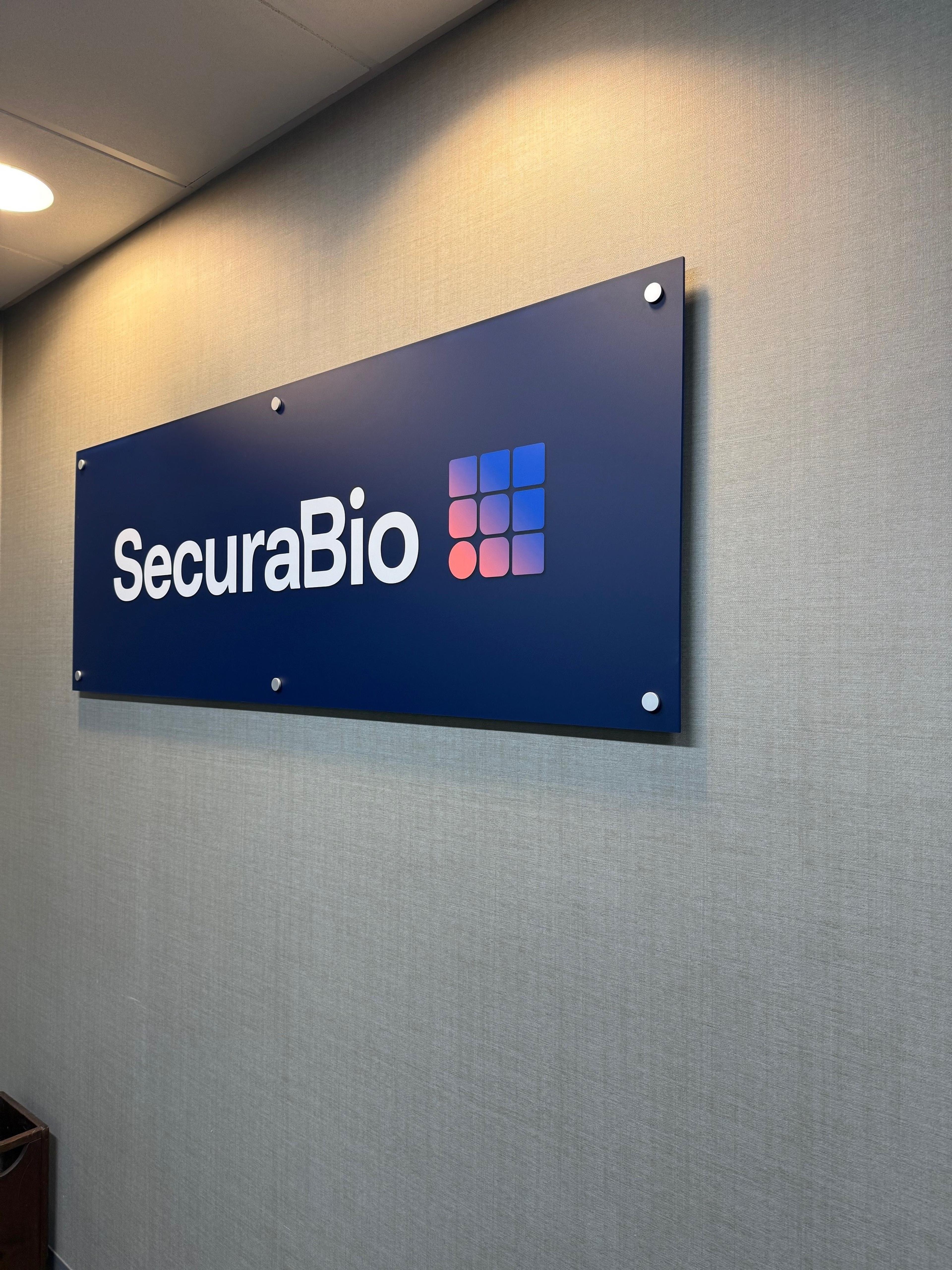 Secura Bio Interior Lobby Sign
