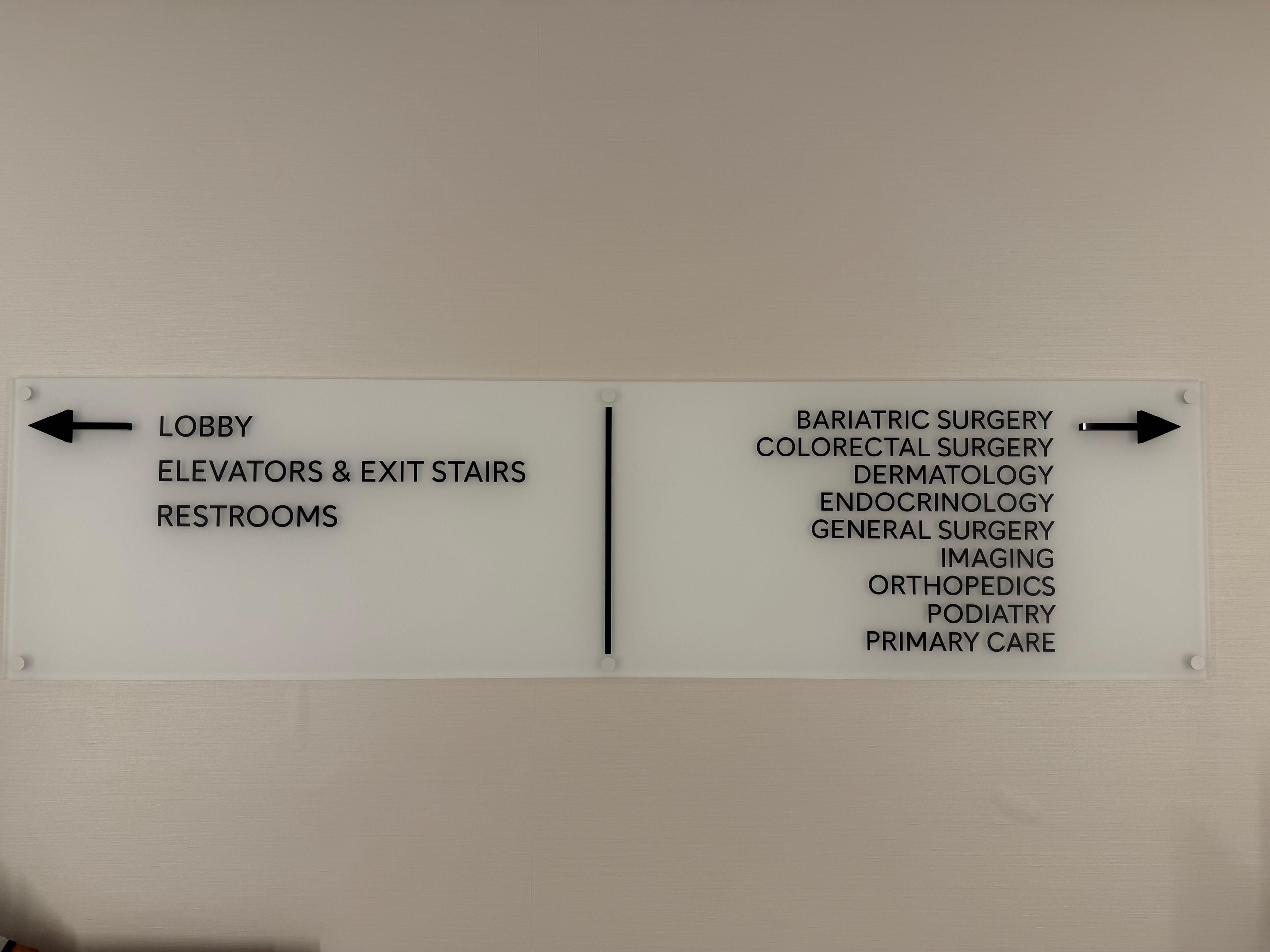 Acrylic Directory - Florham Park, New Jersey