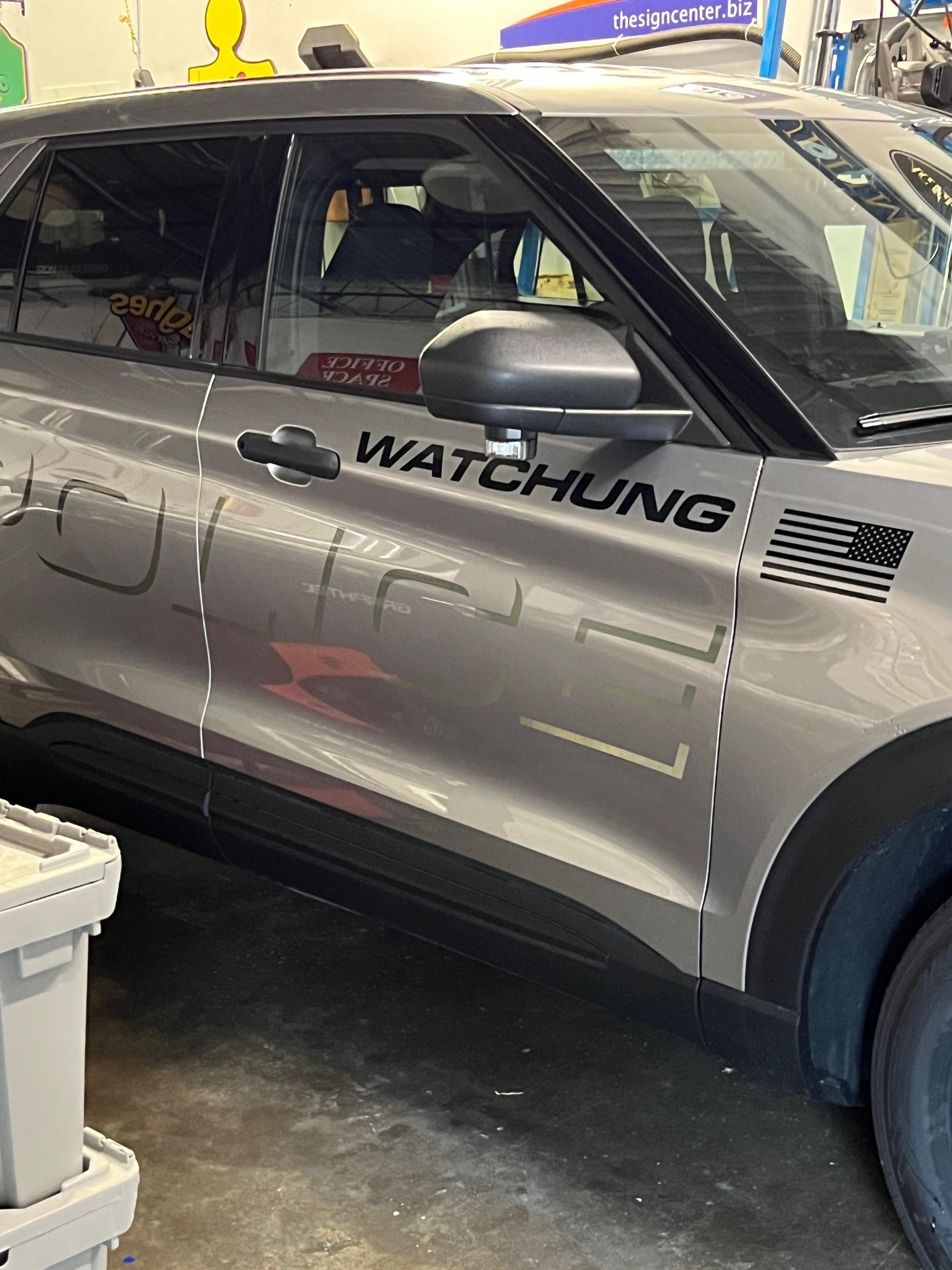 Watchung Police, New Jersey Vehicle Graphics