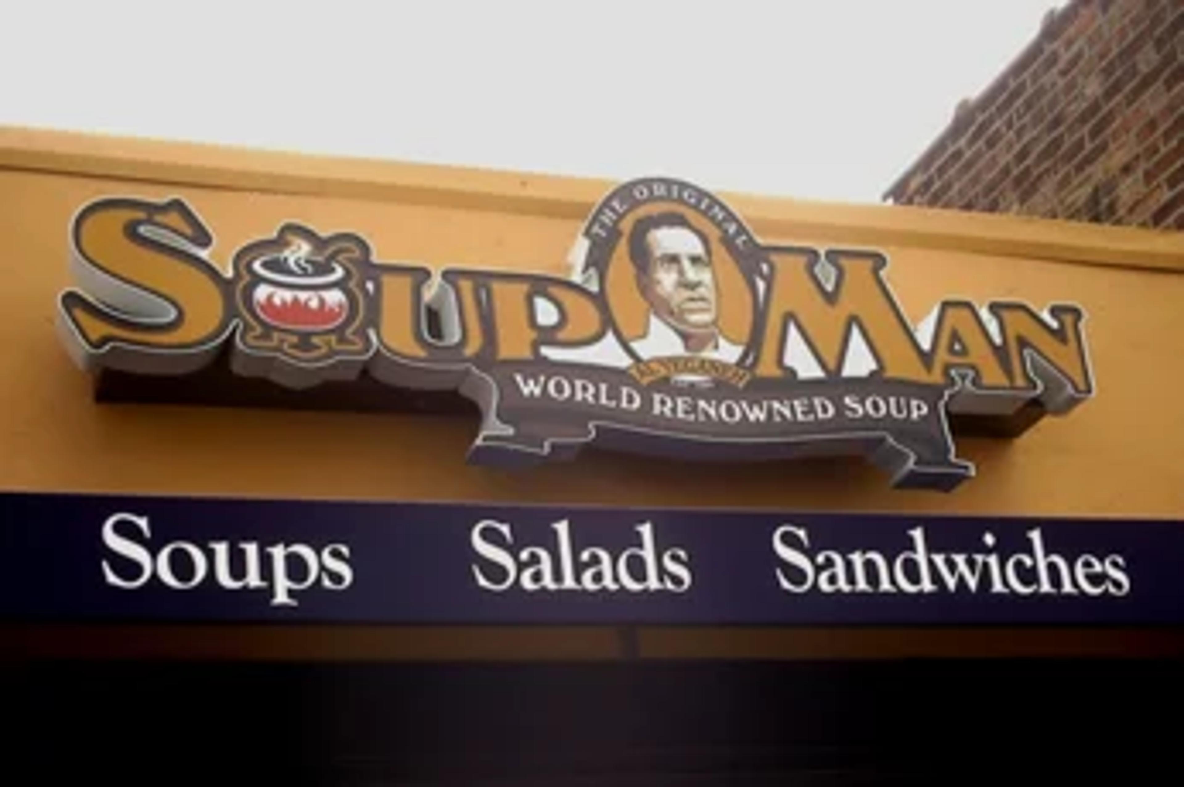 Soup Man Custom Sign