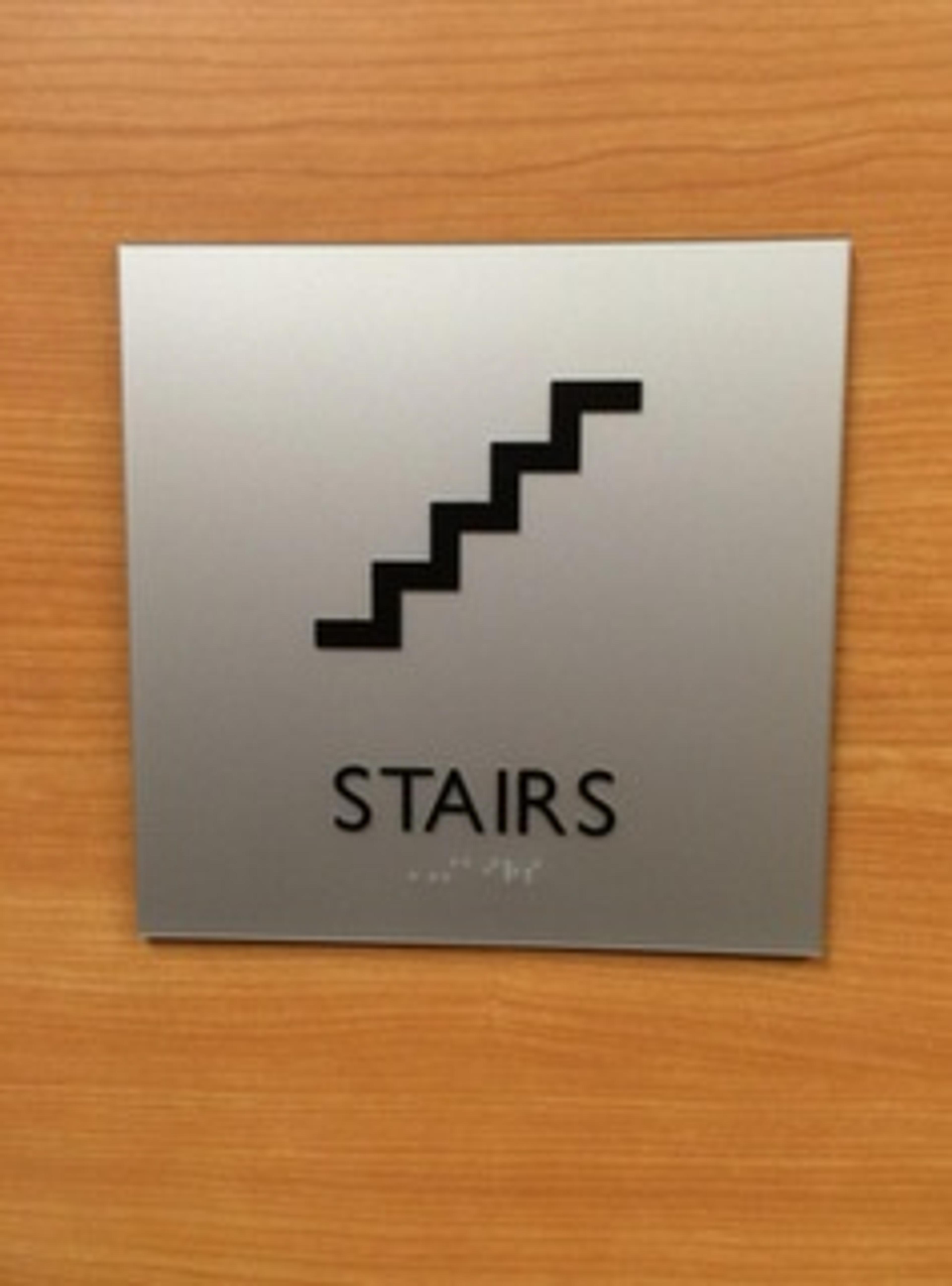 Stairs and Way Finding ADA Signs