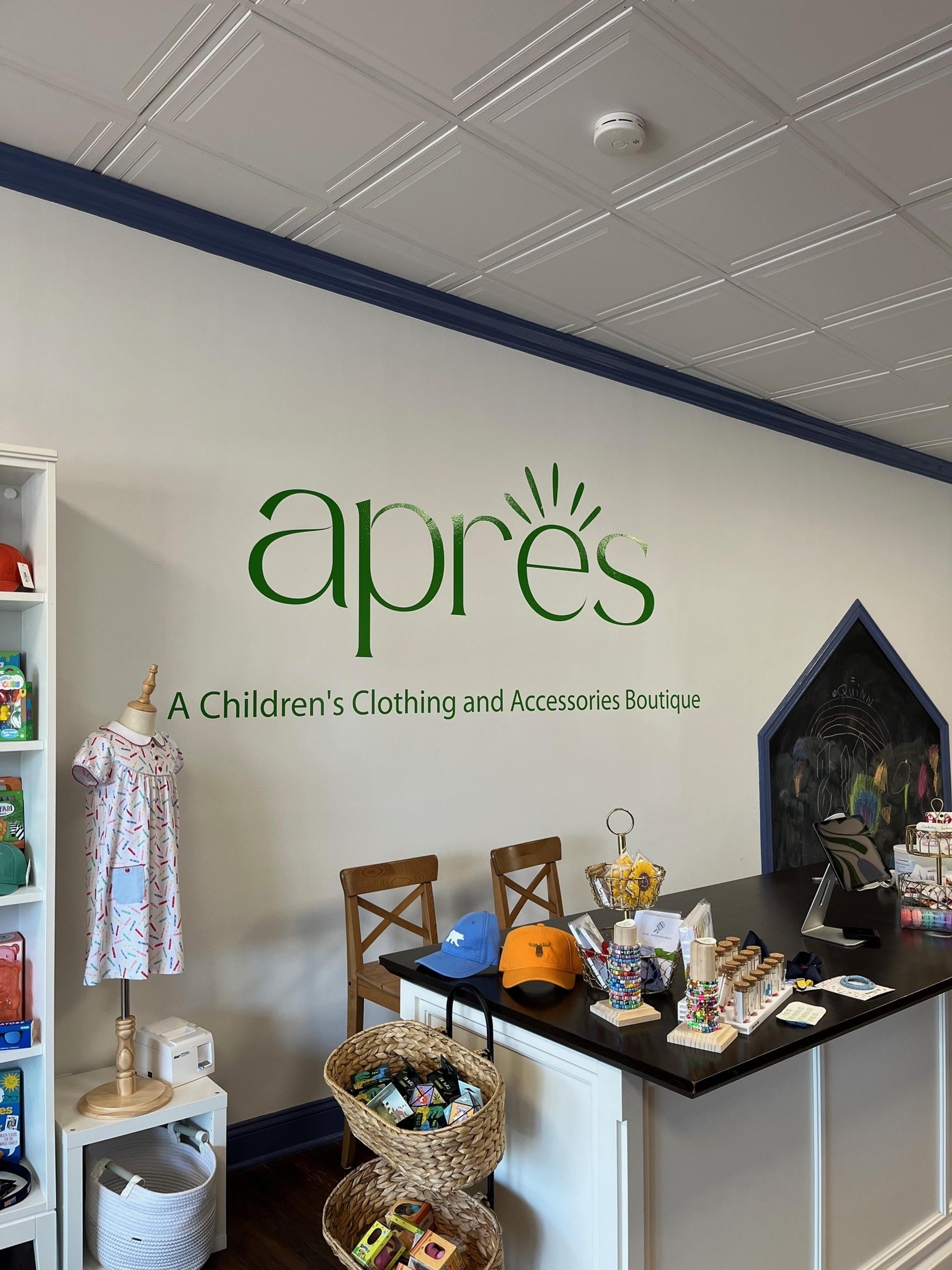 Apres, Children's Clothing Boutique, Bernardsville 