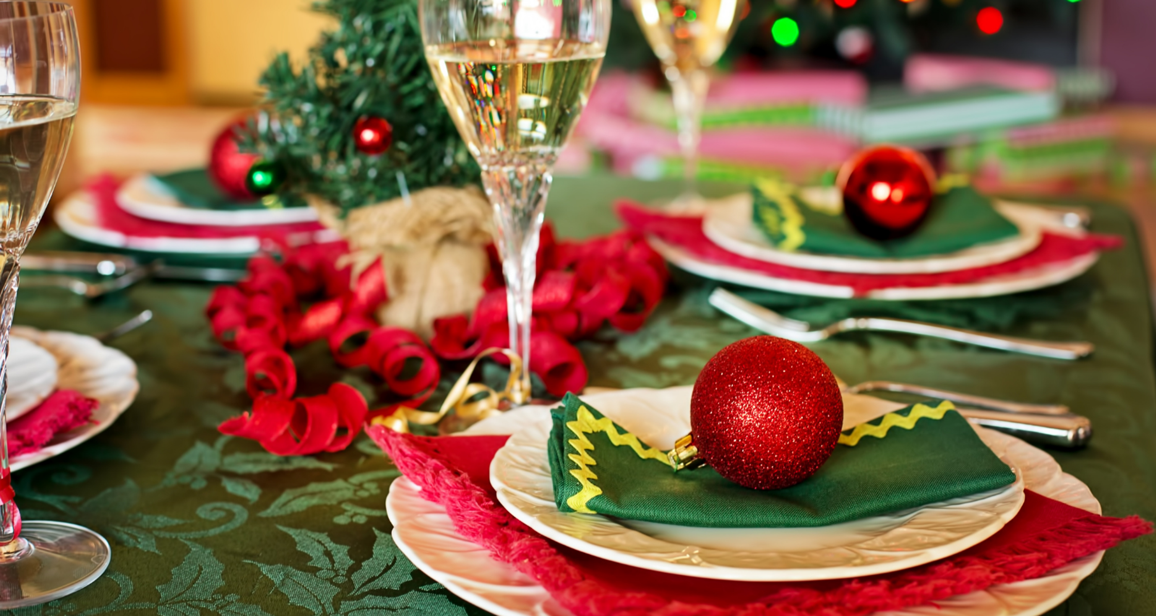 table de noel entreprise repas