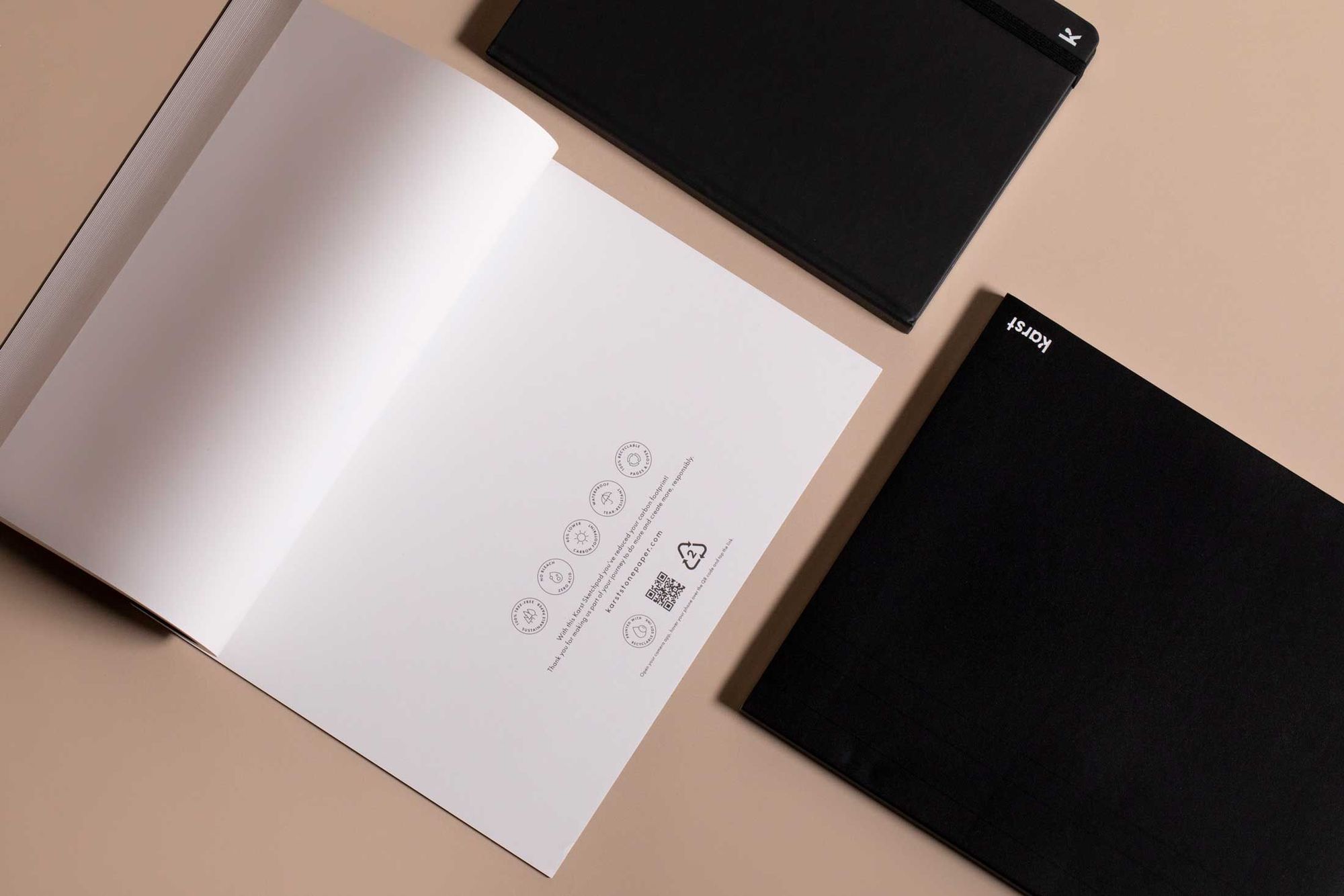 flat lay of karst sketchpads flat lay of karst sketchpads