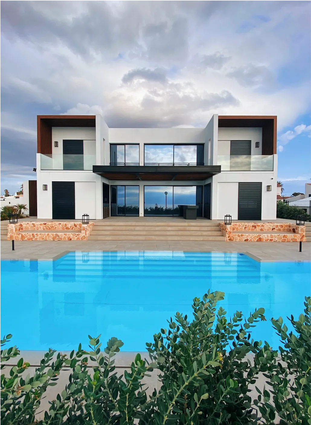 Jersey poolside property