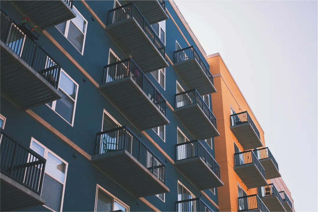 Jersey colourful apartments 