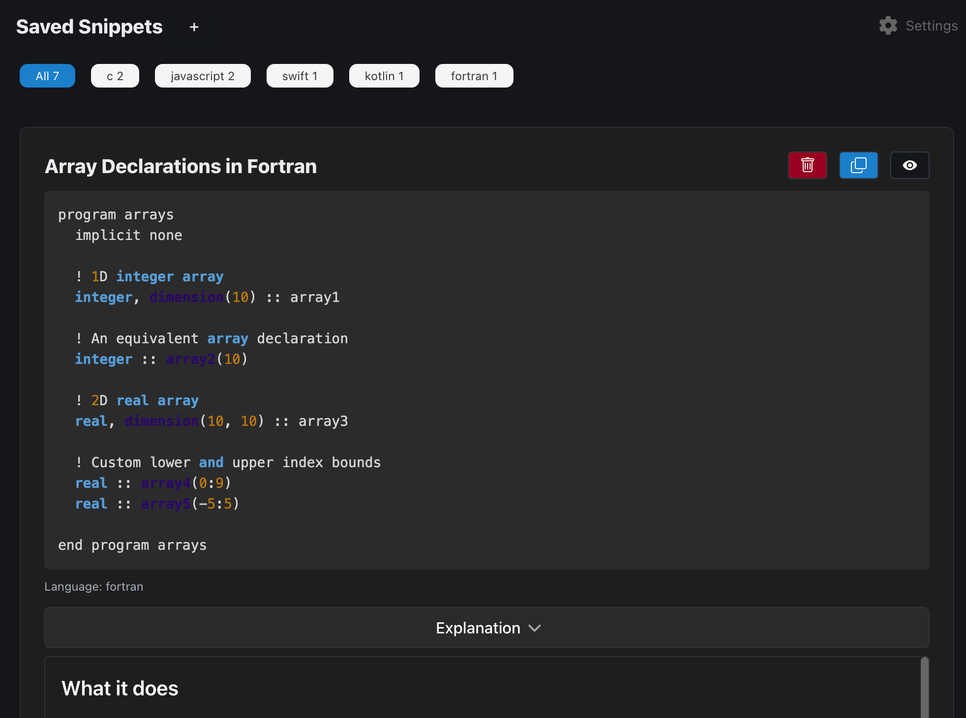 AI Code Snippets (Chrome Extension)