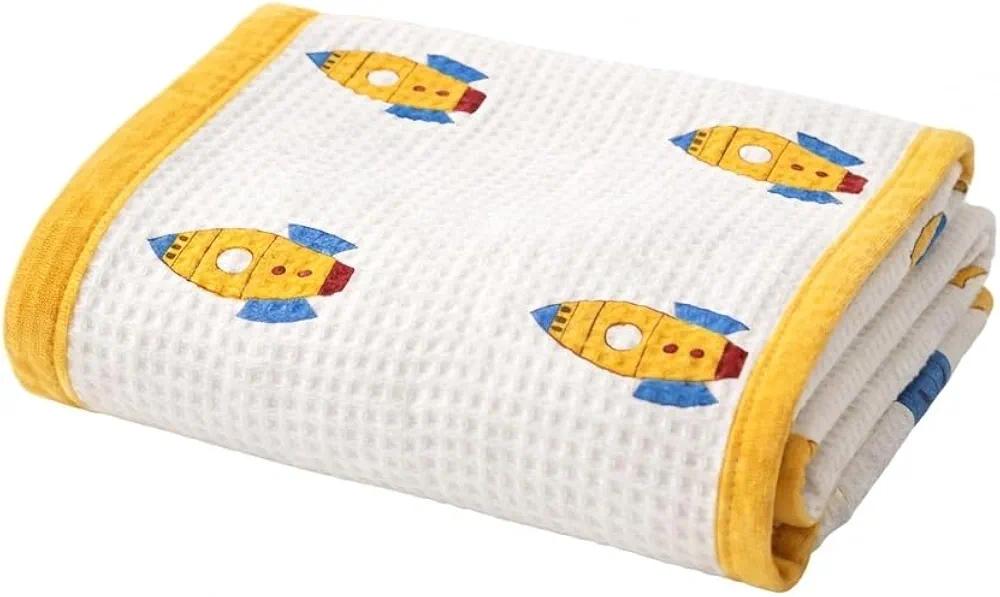 Honeybee Kids Towel (Yellow Rocket)