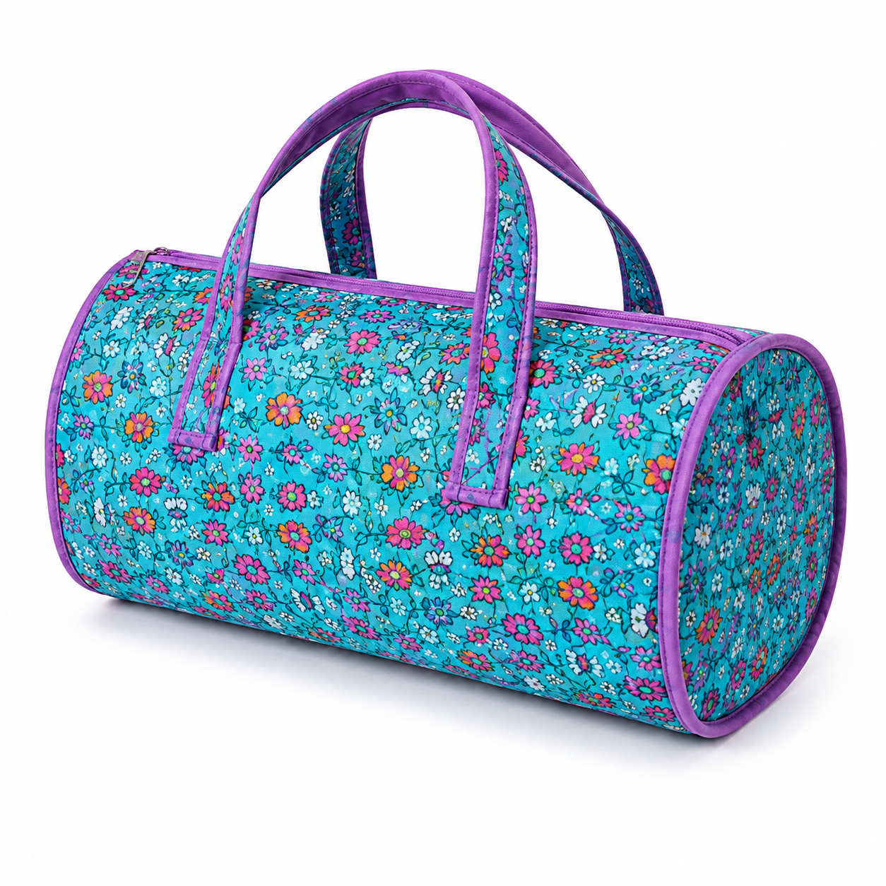 Durable Kids Travel Duffle Bag – Kids Mini Duffel Bag – Blue Fish Print Raksha Bandhan Gift