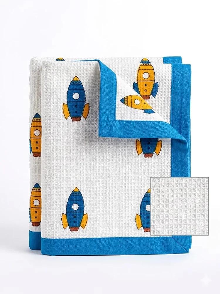 Honeybee Kids Towel (Blue Rocket)
