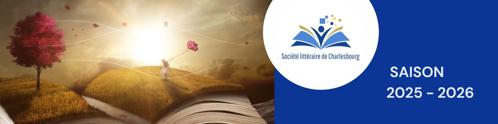 Bannière de la Société littéraire de Charlesbourg