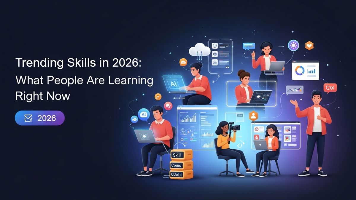 Trending Skills in 2026 What People Are Learning Right Now