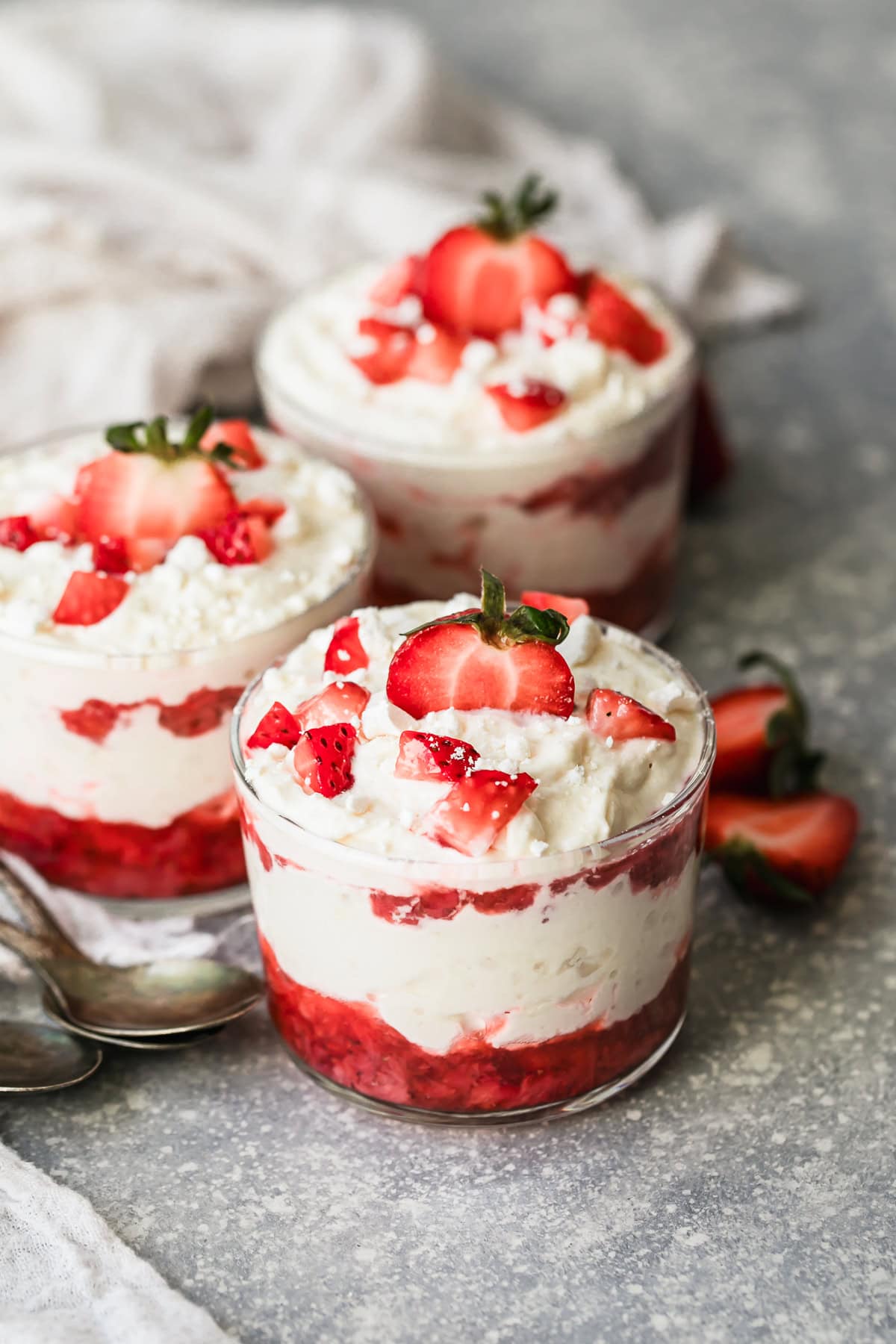 Three jars of eton mess