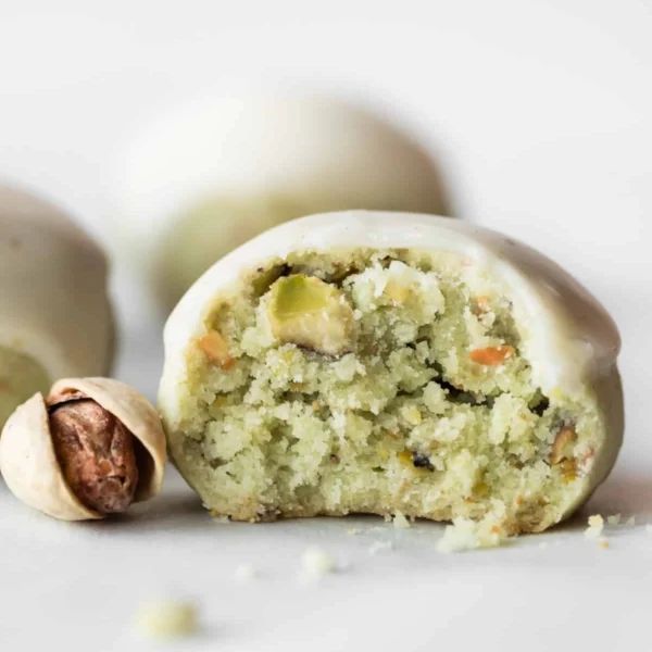 Pistachio drop cookies