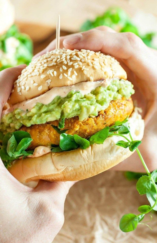 Chipotle Pumpkin Veggie Burgers