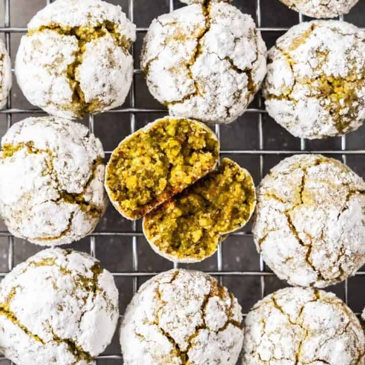 GF Pistachio cookies