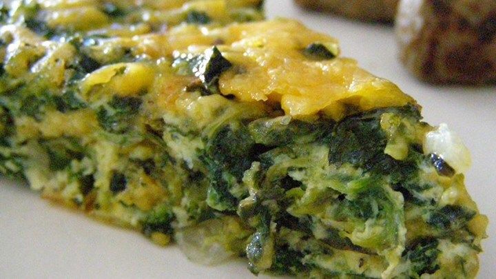 Crustless Spinach Quiche