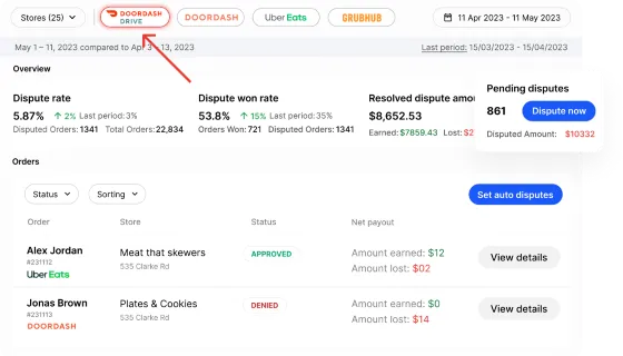Voosh Enhances Dispute Manager with Groundbreaking DoorDash Drive Integration