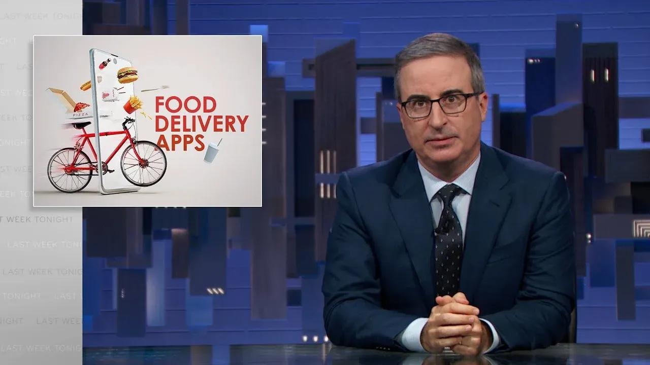 John Oliver's Last Week Tonight reveals a shocking truth 🤯 behind the convenience of food delivery apps 🛵