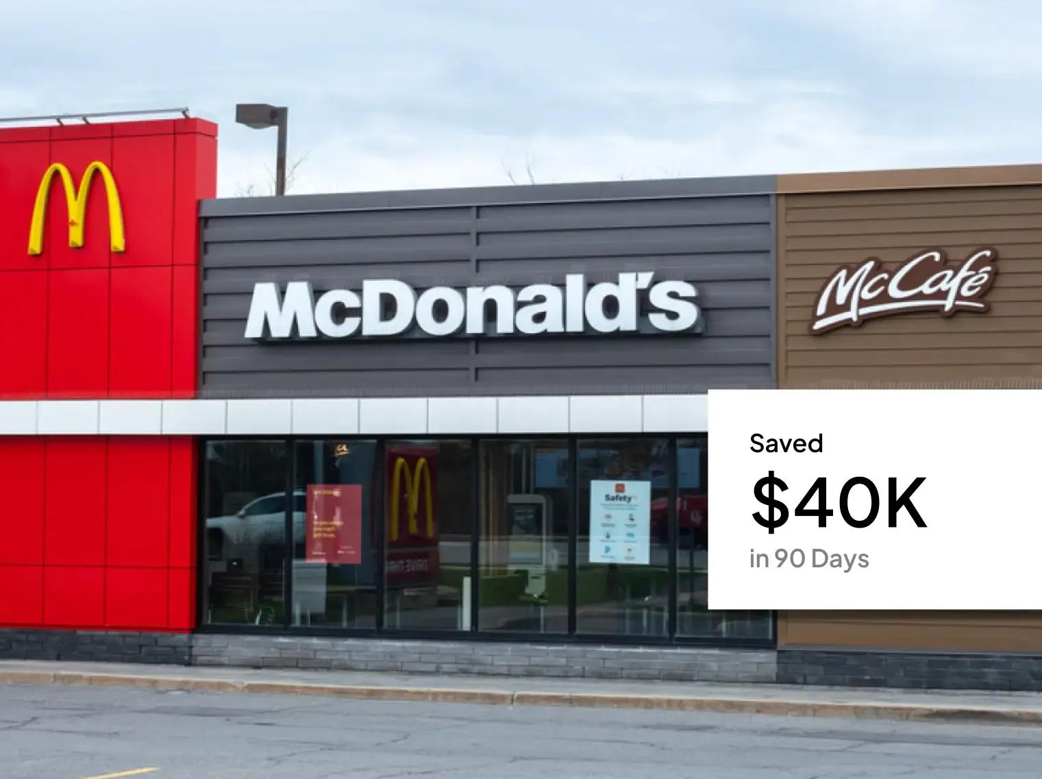 McDonald’s franchisee case study saving $40K in 90 days using Voosh automation