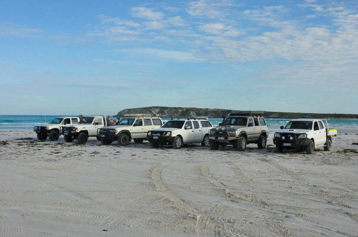 Parked at Wedge Island