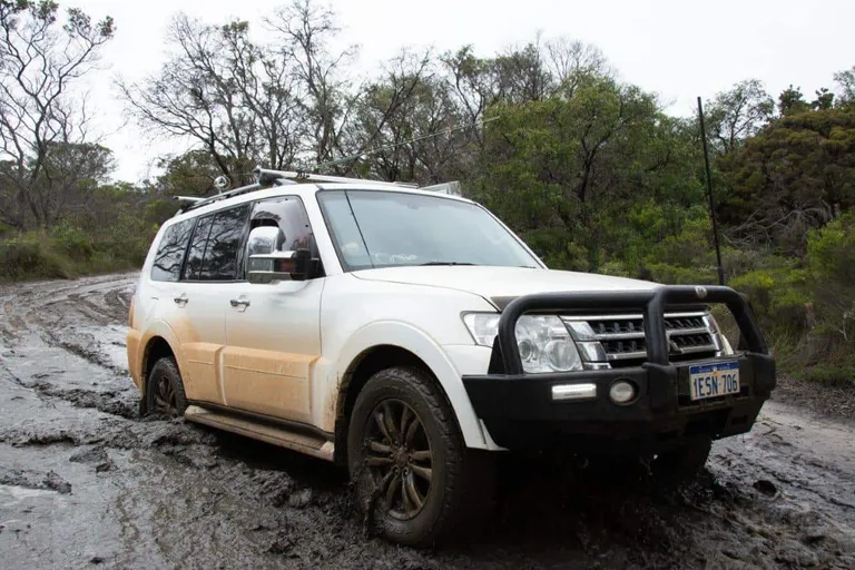 Fishing rod on roof racks