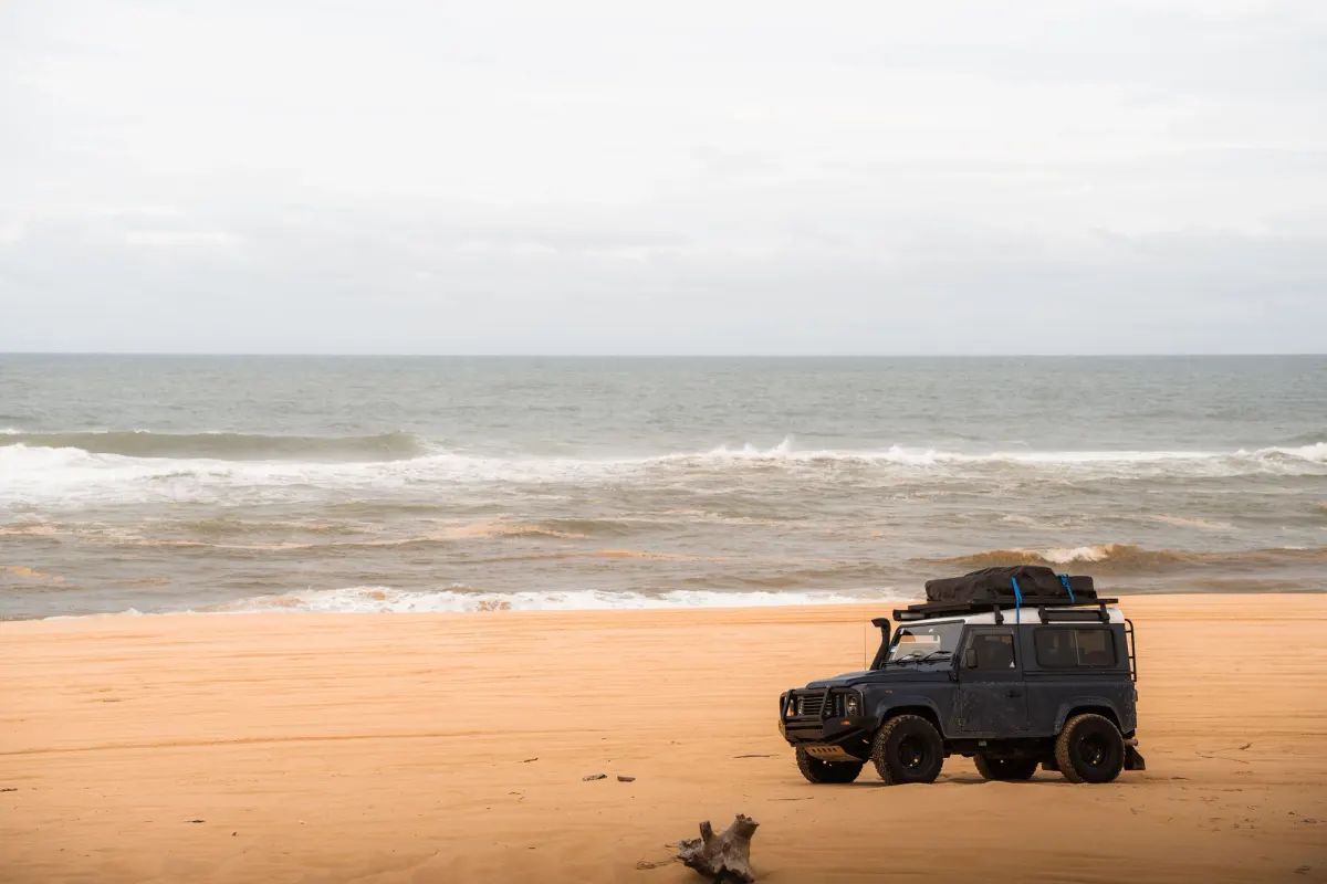 4X4 ON BEACH