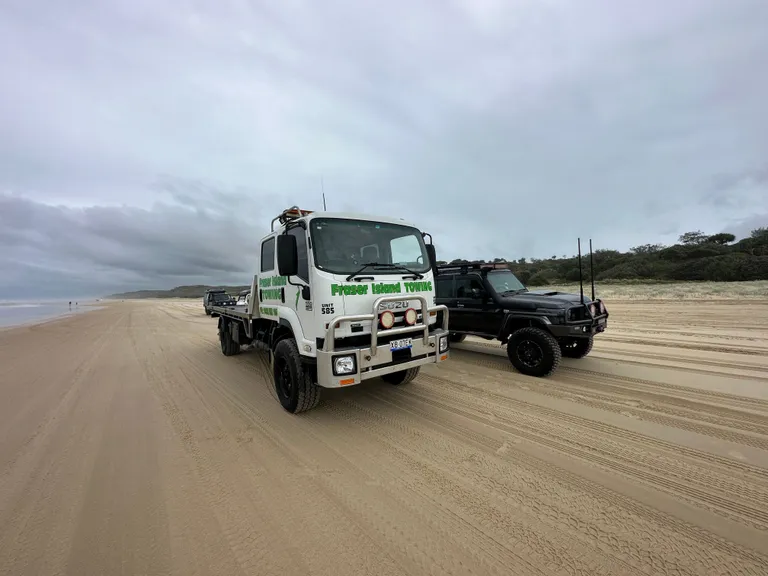 fraser island towing
