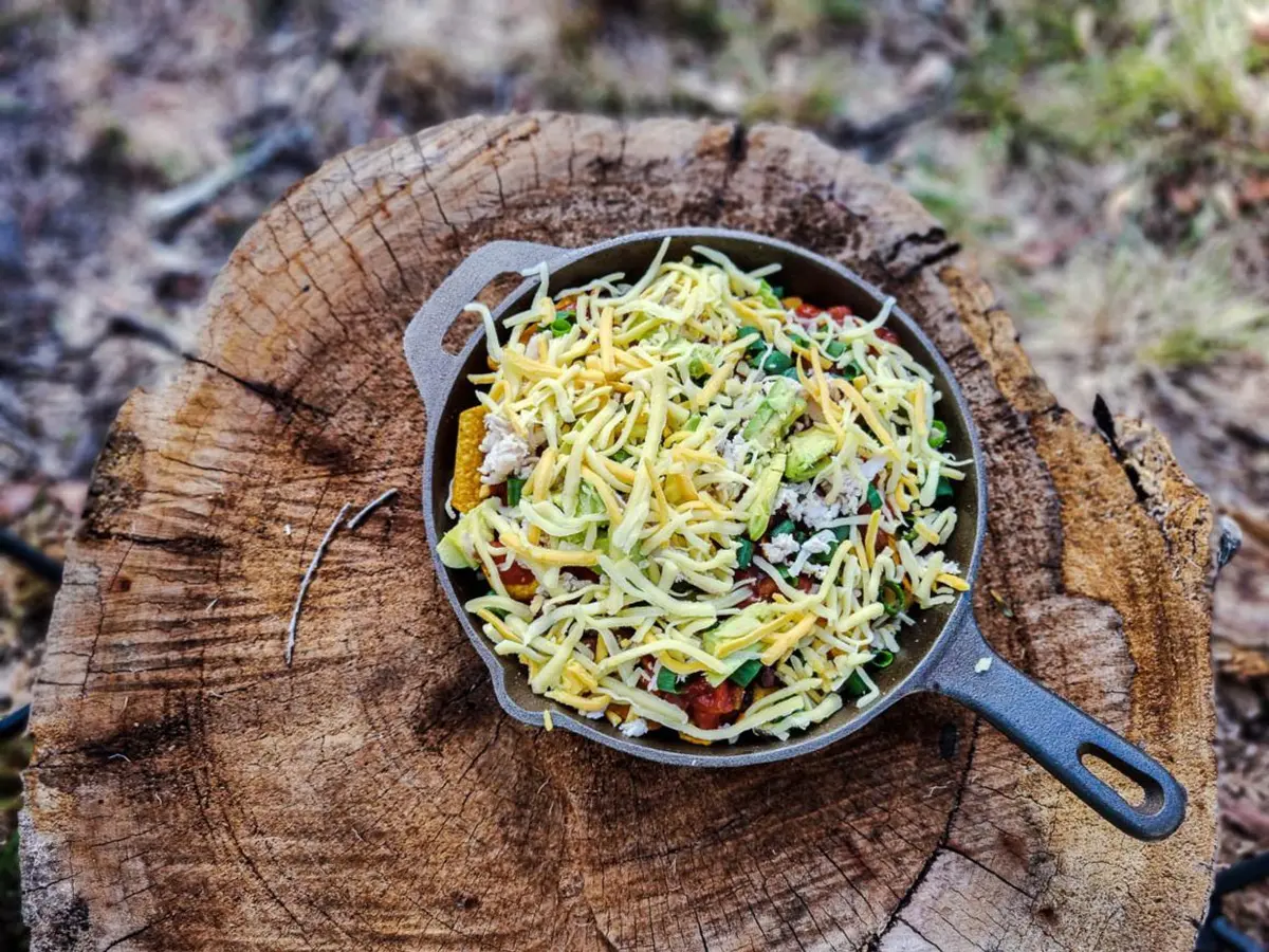 campfire nachos