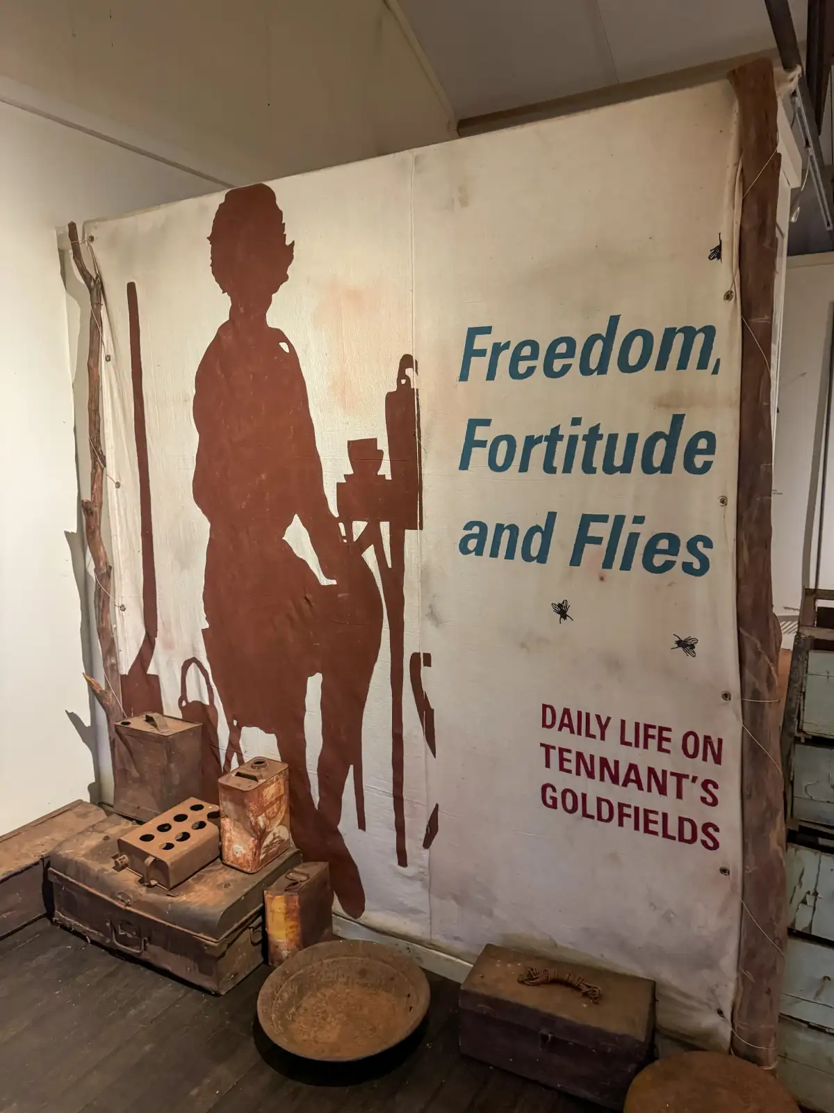 A Tennant Creek Goldfields sign