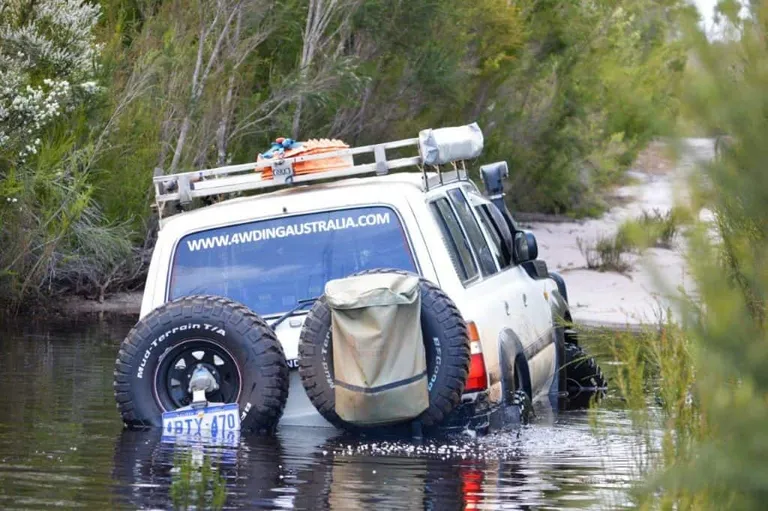 Bogged in our 80 series Land Cruiser