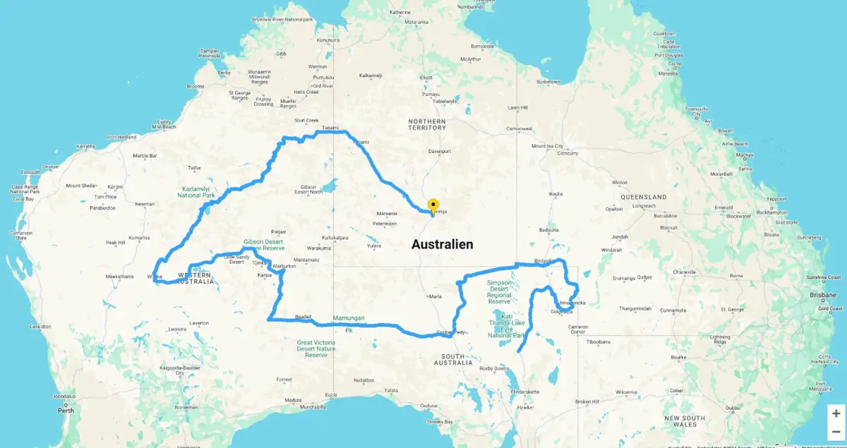 volkswagen amarok 10 deserts map record gps australia