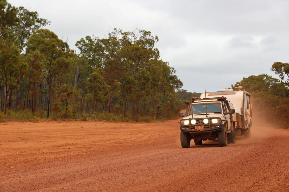 cape york tyre pressure towing caravan pdr