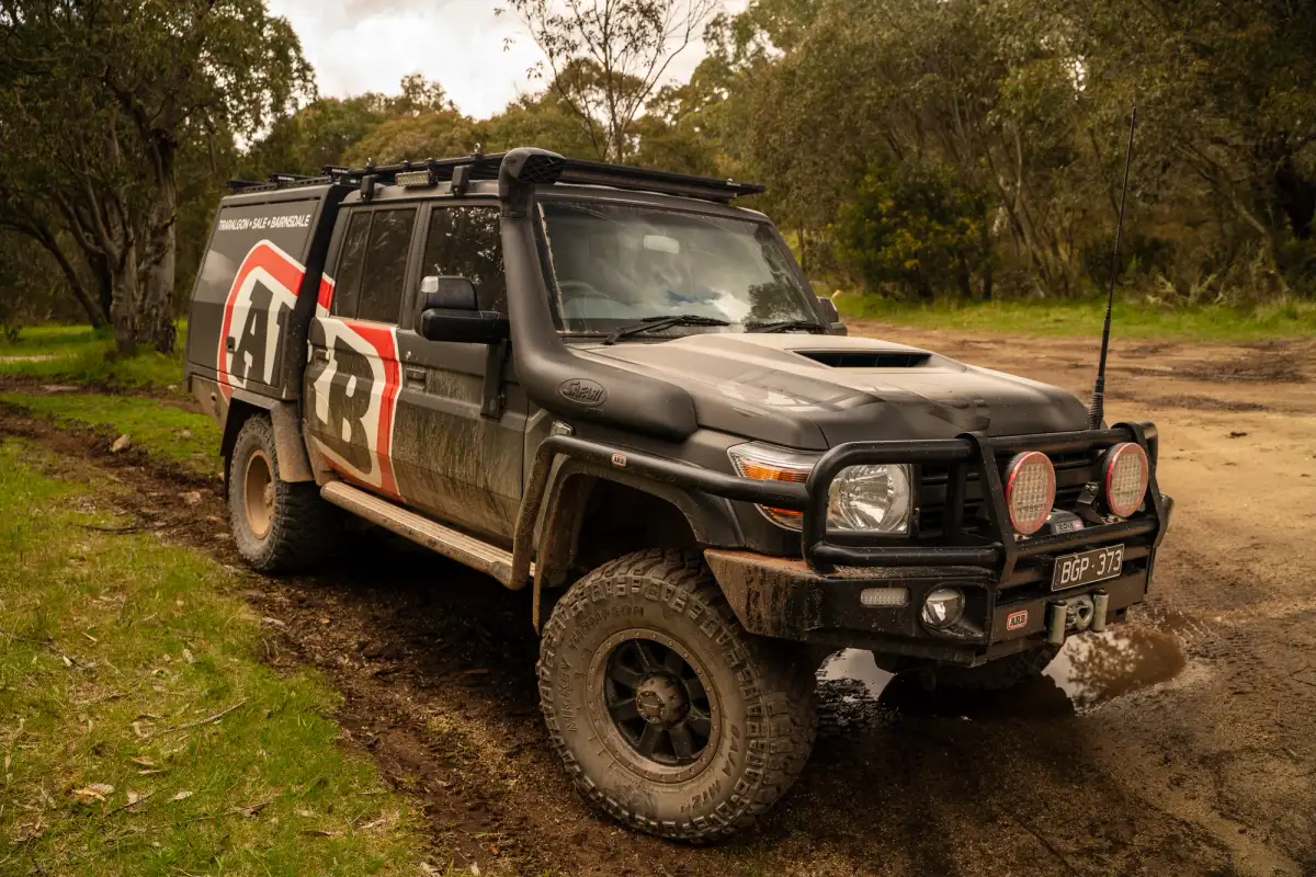 An ARB branded Toyota ute in Australia