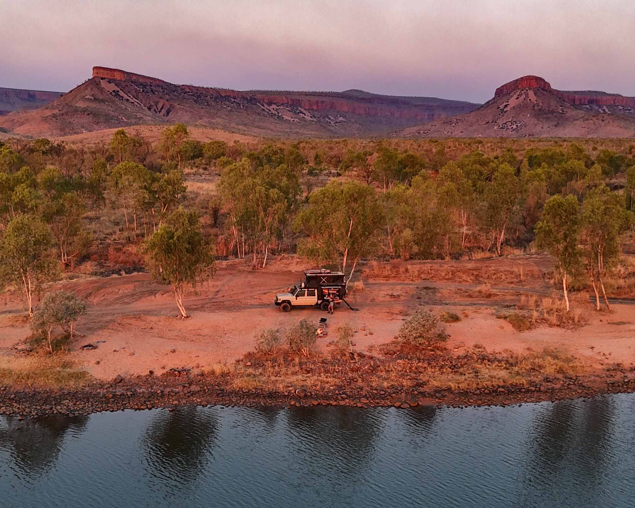Pentecost River free camp Gibb River Road, WA
