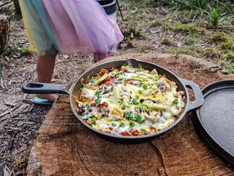 campfire nachos