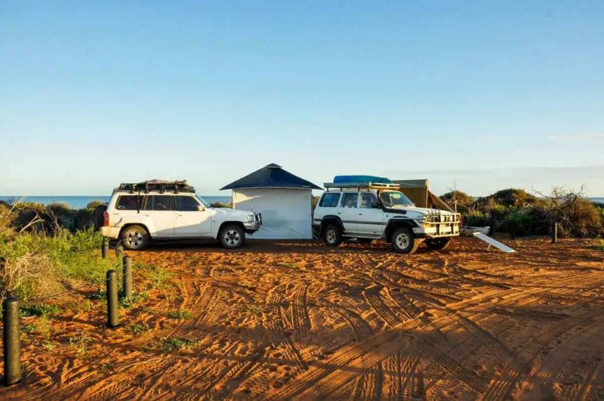 Camping at Francois Peron