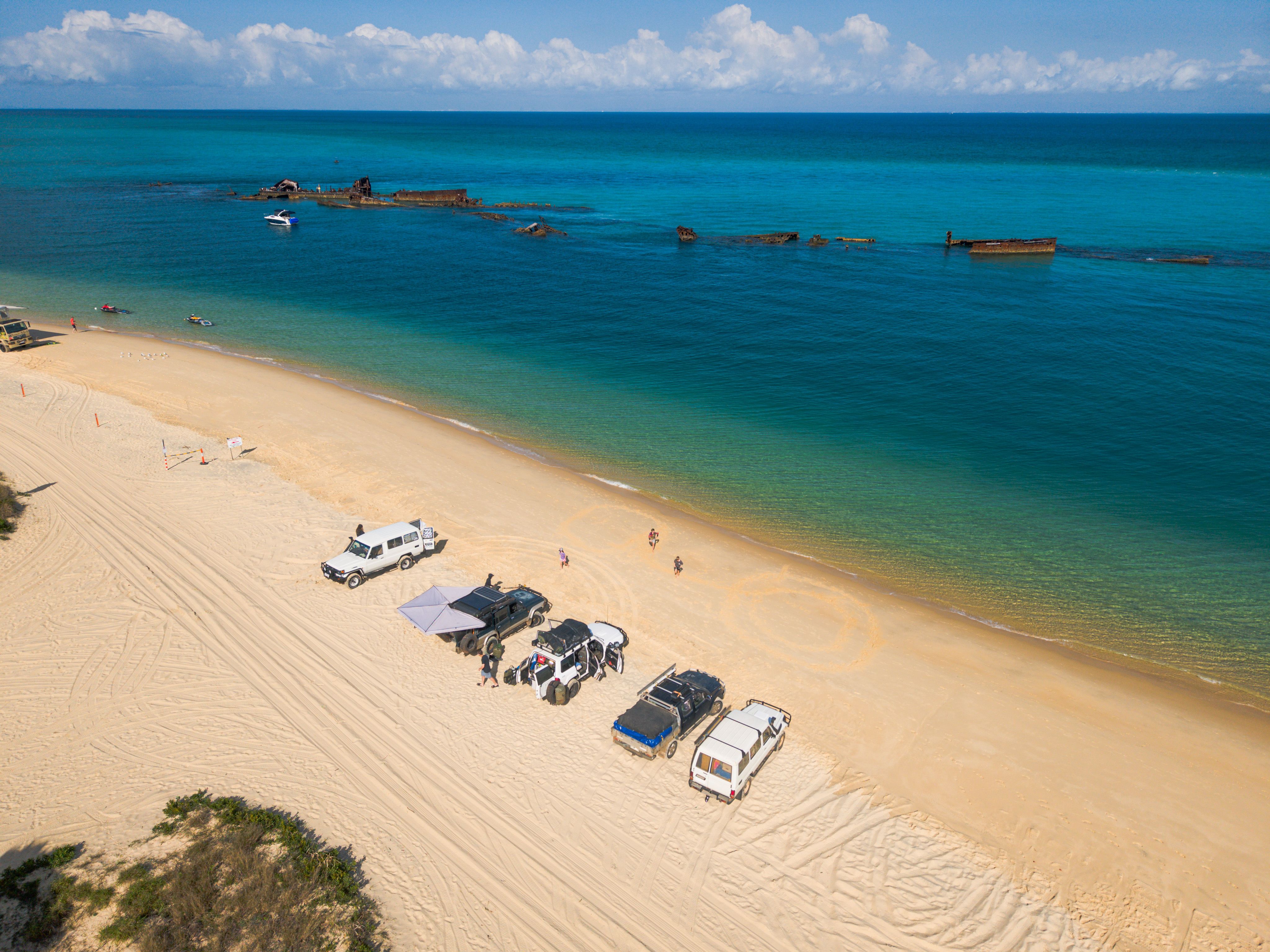 Tangalooma Wrecks on Moreton Island