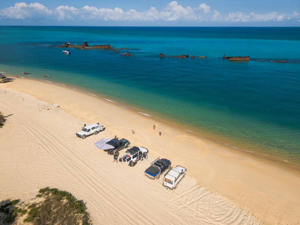 Tangalooma Wrecks on Moreton Island