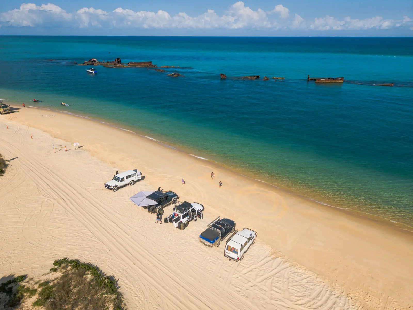 Tangalooma Wrecks on Moreton Island