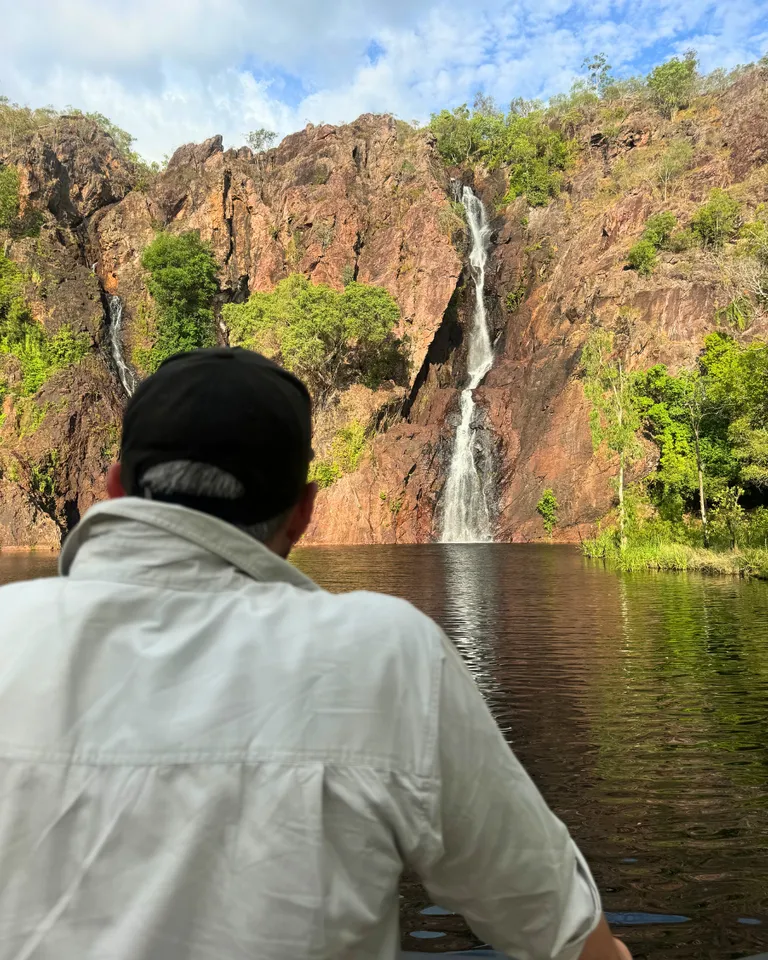 josh at wangi falls camping litchfield national park