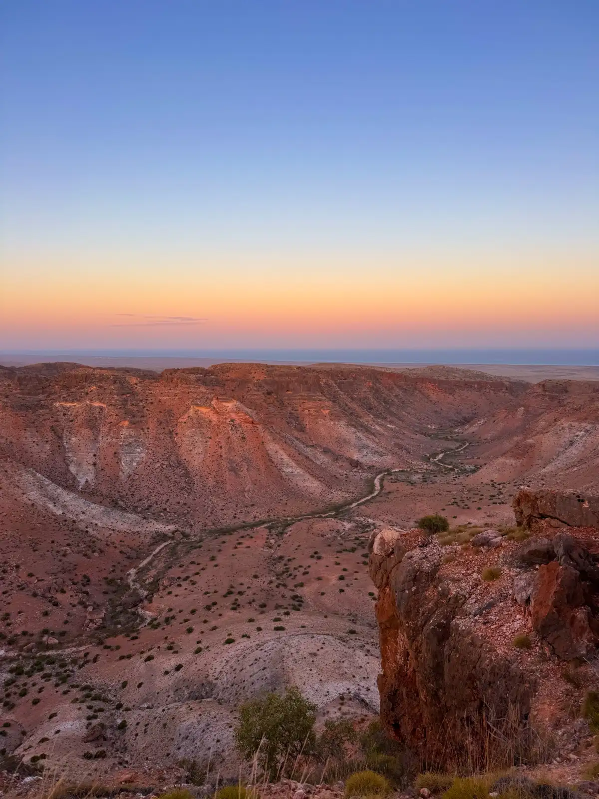 Charles Knife Canyon sunset